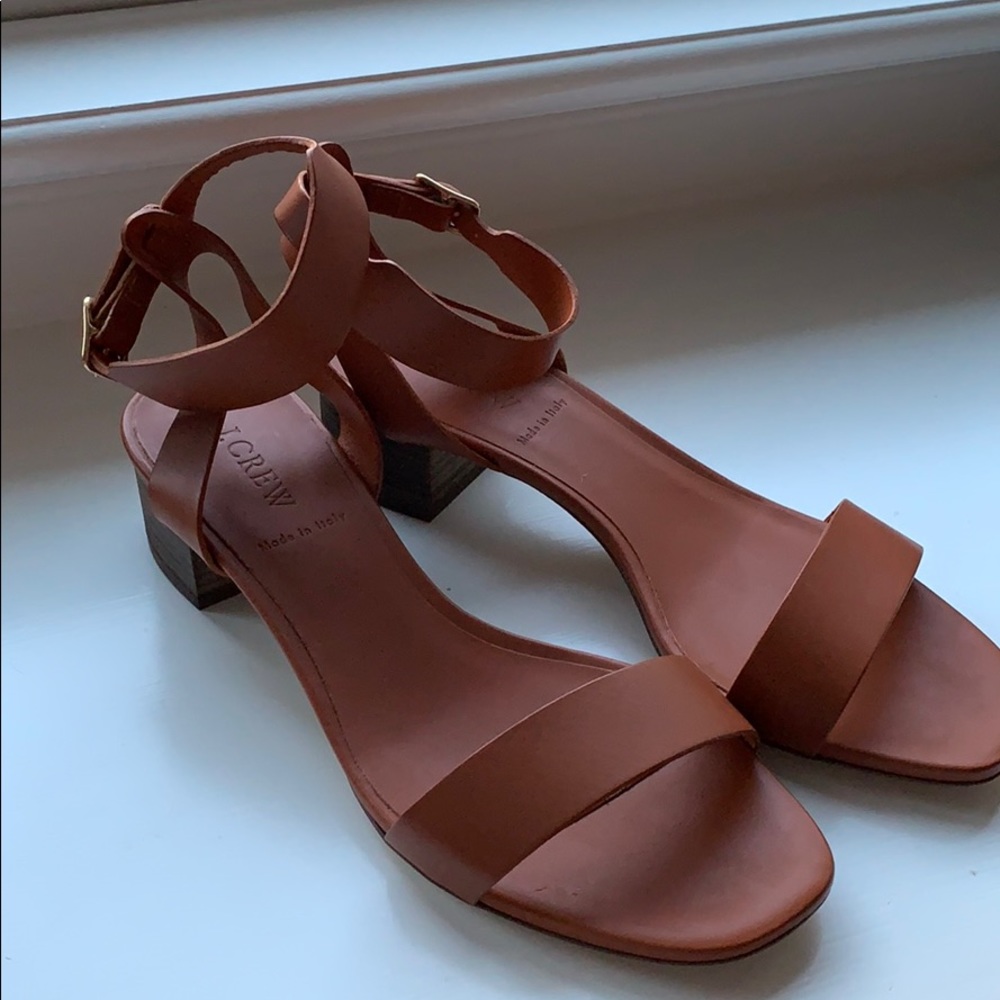 J.Crew Evie midheel sandals